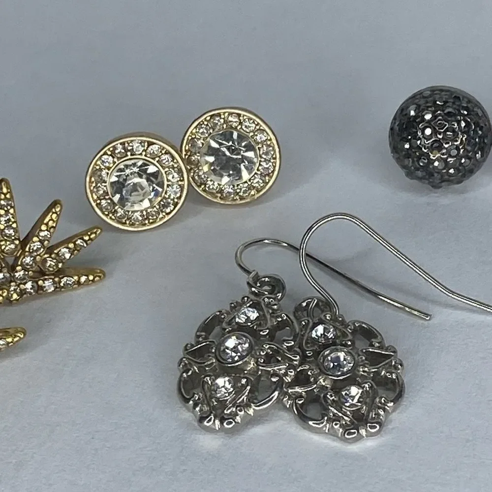 Bundle (6) Sparkly Shimmery Earrings